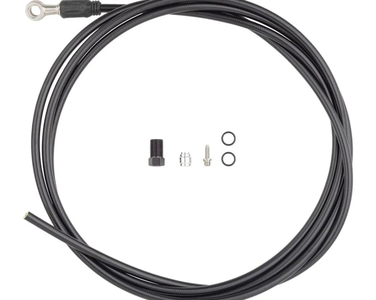 Jagwire Brakes|Cables & Housing|Sport DOT Hydraulic Hose Kit (Black) (2000mm) (For SRAM G2, Guide (B1))
