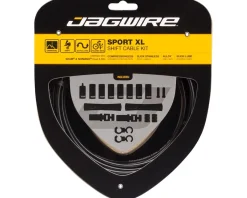 Jagwire Cables & Housing|Sport XL Shift Cable Kit (Black) (For Shimano/SRAM)