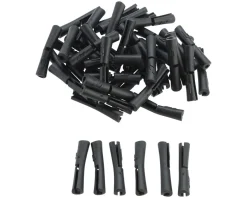 Jagwire Cables & Housing|Tube Tops 5G Frame Protectors for Brake/Shift Housing (Black) (Bag/50)