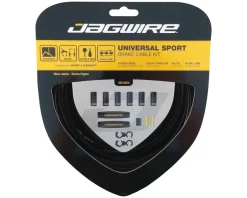 Jagwire Brakes|Cables & Housing|Universal Sport Brake Cable Kit (Black) (Stainless) (Road & Mountain) (1.5mm) (1350/2350mm) (w/ Housing)