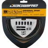 Jagwire Brakes|Cables & Housing|Universal Sport Brake Cable Kit (Carbon Silver) (Stainless) (Road & Mountain) (1.5mm) (1350/2350mm) (w/ Housing)
