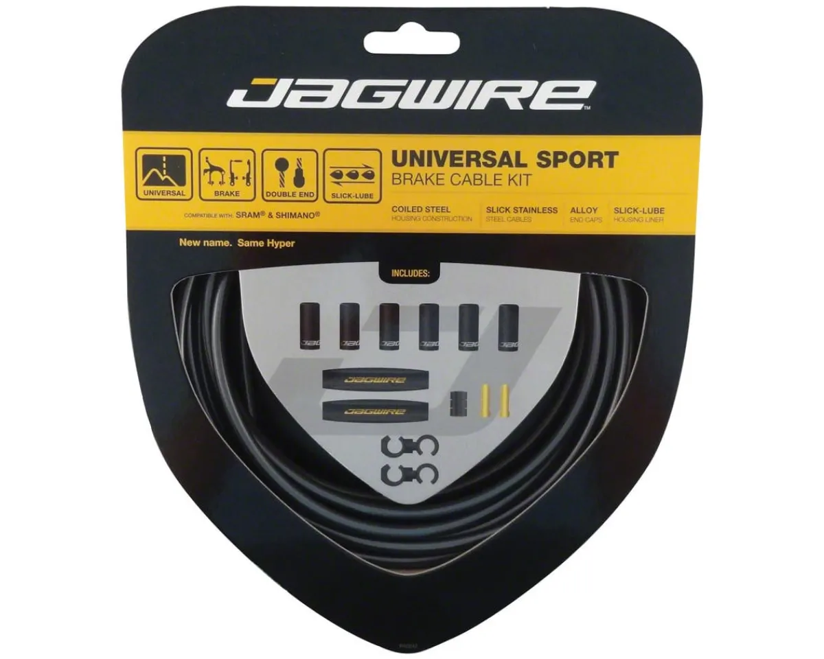 Jagwire Brakes|Cables & Housing|Universal Sport Brake Cable Kit (Ice Grey) (Stainless) (Road & Mountain) (1.5mm) (1350/2350mm) (w/ Housing)