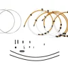 Jagwire Cables & Housing|2x Elite Link Shift Cable Kit (Gold) (For SRAM/Shimano) (w/Polished Ultra-Slick Cables)