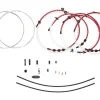 Jagwire Cables & Housing|2x Elite Link Shift Cable Kit (Red) (For SRAM/Shimano) (w/Polished Ultra-Slick Cables)
