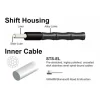 Jagwire Cables & Housing|2x Elite Link Shift Cable Kit (Celeste) (For SRAM/Shimano) (w/Polished Ultra-Slick Cables)