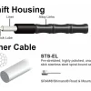 Jagwire Cables & Housing|1x Elite Link Shift Cable Kit (Grey) (For SRAM/Shimano) (w/Polished Ultra-Slick Cable)