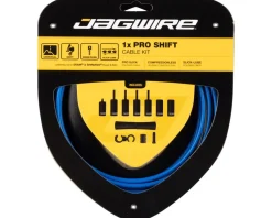 Jagwire Cables & Housing|1x Pro Shift Kit (Blue) (For Shimano/SRAM) (Mountain & Road) (1.1mm) (2800mm) (Cable & Housing)