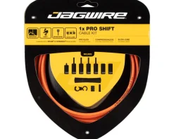 Jagwire Cables & Housing|1x Pro Shift Kit (Orange) (For Shimano/SRAM) (Mountain & Road) (1.1mm) (2800mm) (Cable & Housing)