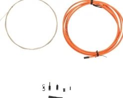 Jagwire Cables & Housing|1x Pro Shift Kit (Orange) (For Shimano/SRAM) (Mountain & Road) (1.1mm) (2800mm) (Cable & Housing)