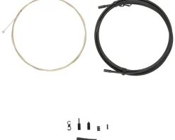 Jagwire Cables & Housing|1x Pro Shift Kit (Stealth Black) (For Shimano/SRAM) (Mountain & Road) (1.1mm) (2800mm) (Cable & Housing)
