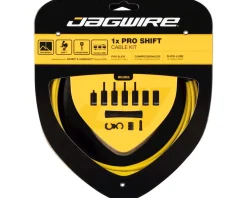Jagwire Cables & Housing|1x Pro Shift Kit (Yellow) (For Shimano/SRAM) (Mountain & Road) (1.1mm) (2800mm)