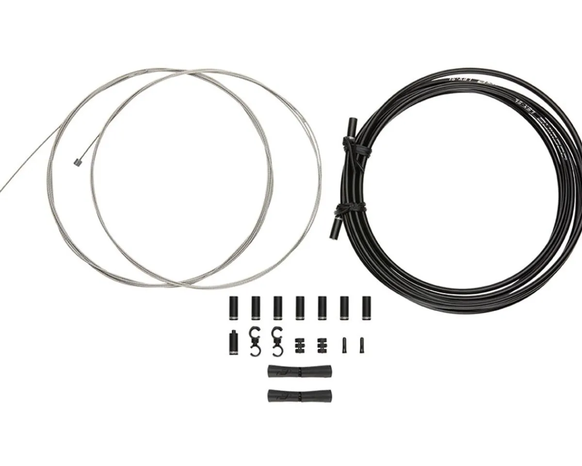 Jagwire Cables & Housing|2x Sport Shift Cable Kit (Carbon Silver) (For Shimano/SRAM) (1.1mm) (1500/2300mm) (Cables & Housing)