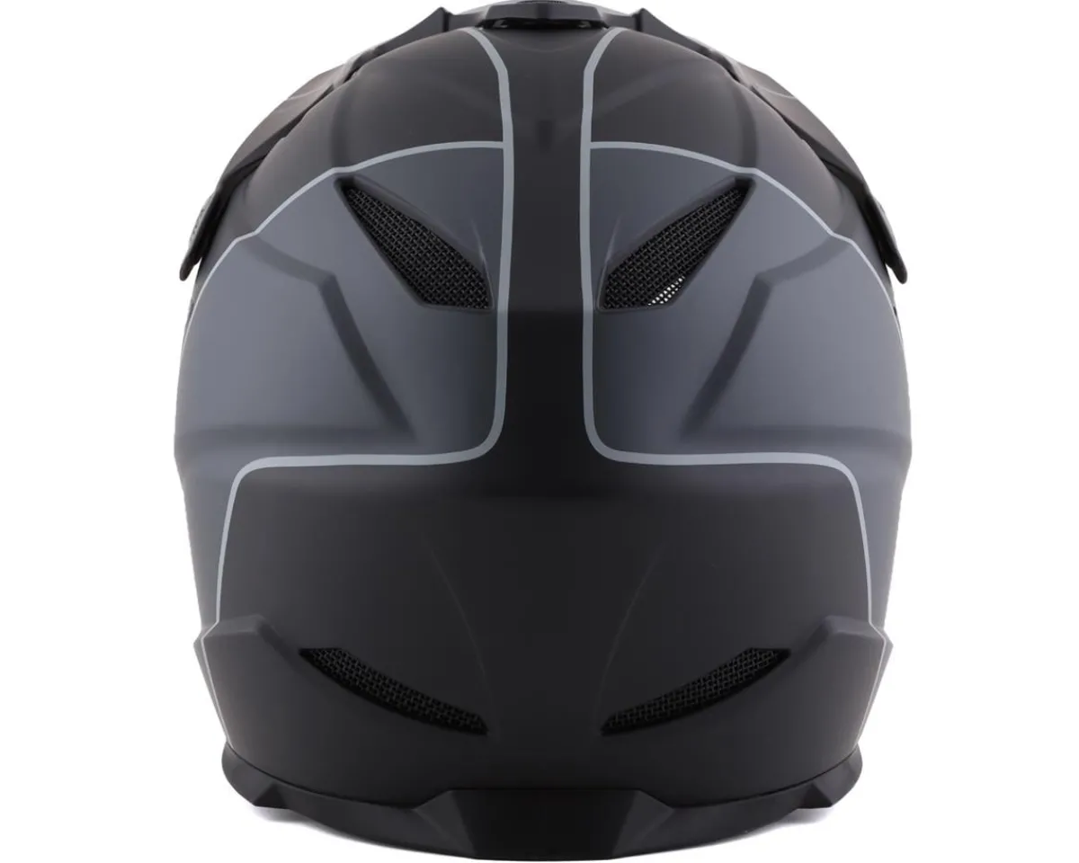 Kali Helmets|Clothing Sale|Zoka Stripe Full Face Helmet (Matte Black/Grey) (XL)