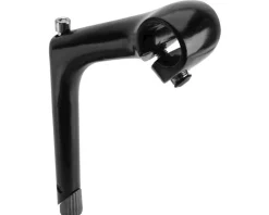 Kalloy Stems & Parts|Dirt Drop Quill Stem (Black) (25.4mm) (100mm) (25°) (1" Threaded Steerer)