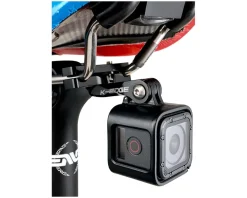 K-Edge Mounts & Handlebar Accessories|Go BIG Pro Saddle Rail Camera Mount (Black) (For GoPro, Garmin, Shimano)