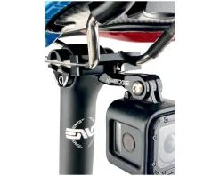 K-Edge Mounts & Handlebar Accessories|Go BIG Pro Saddle Rail Camera Mount (Black) (For GoPro, Garmin, Shimano)