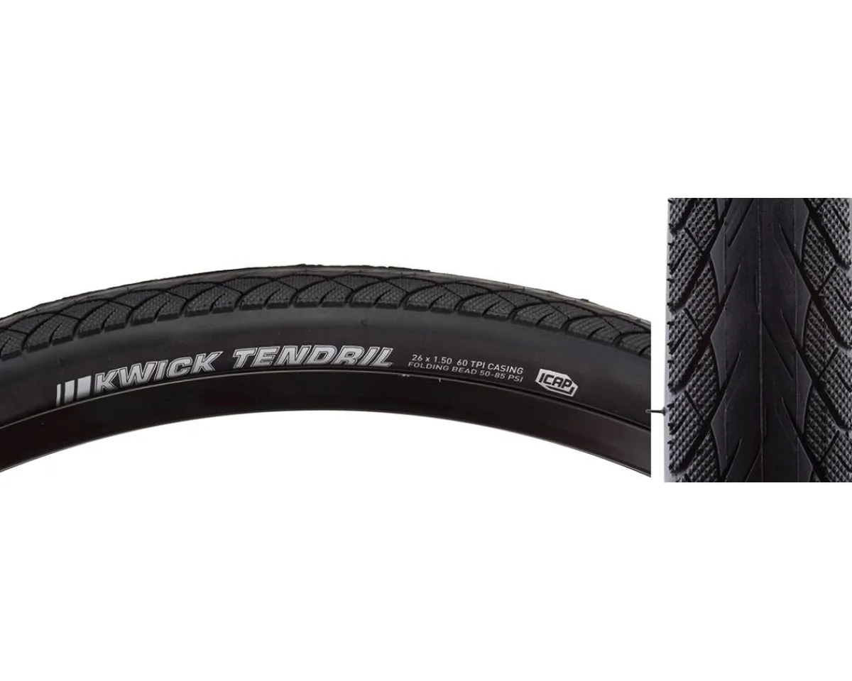 Kenda Tires|Kwick Tendril City Tire (Black) (26") (1.5") (Folding) (SRC/ICAP)