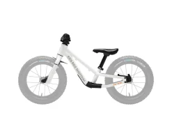 Kids Ride Shotgun Kids Bikes|Dirt Hero MTB Balance Bike Frameset (White) (Wheels & Brake Sold Separately)