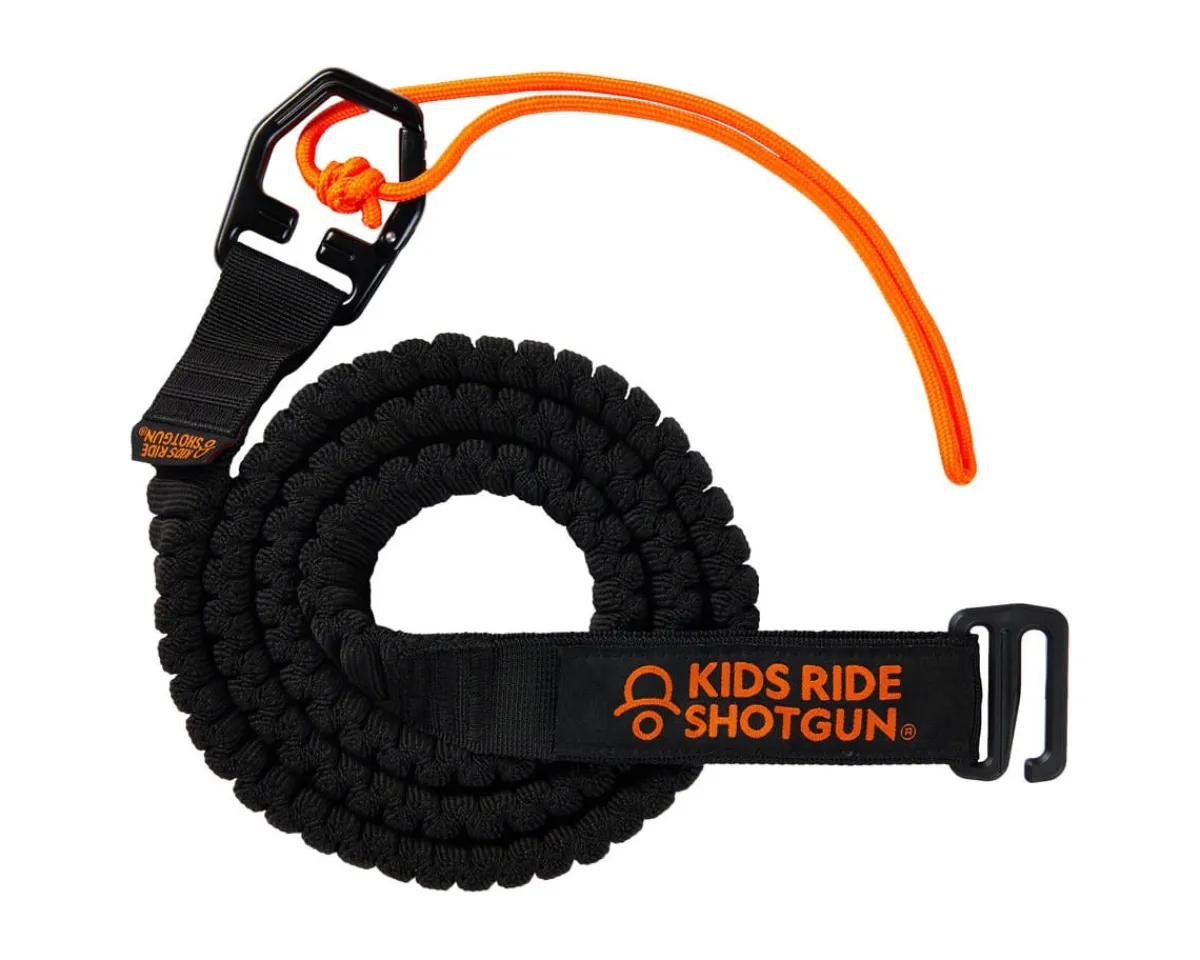Kids Ride Shotgun Racks, Fenders, & Trailers|Quick Fit MTB Tow Rope (Black)