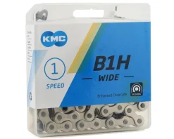 KMC Chains & Accessories|B1H Heavy-Duty Wide Chain (Silver) (Single Speed) (98 Links)