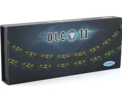 KMC Chains & Accessories|DLC 11 Chain (Black/Green) (11 Speed) (116 Links)