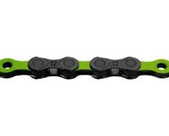 KMC Chains & Accessories|DLC 12 Chain (Black/Green) (12 Speed) (126 Links)