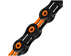KMC Chains & Accessories|DLC 11 Chain (Black/Orange) (11 Speed) (116 Links)