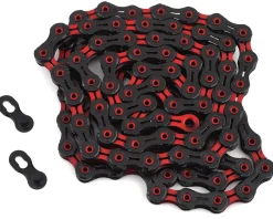 KMC Chains & Accessories|DLC 11 Chain (Black/Red) (11 Speed) (116 Links)
