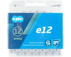 KMC Chains & Accessories|e12 EcoProteQ Chain (Silver) (12 Speed) (136 Links)