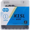 KMC Chains & Accessories|K1SL SuperLite Kool Wide Chain (Black) (Single Speed) (100 Links) (1/8")