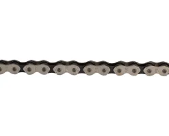 KMC Chains & Accessories|K1 Wide Chain (Silver/Black) (Single Speed) (112 Links) (1/8")