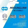 KMC Chains & Accessories|Missing Link I (Silver) (6-8 Speed) (2)