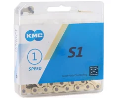 KMC Chains & Accessories|S1 BMX Chain (Gold) (Single Speed) (112)