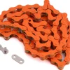 KMC Chains & Accessories|S1 BMX Chain (Orange) (Single Speed) (112 Links)