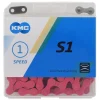 KMC Chains & Accessories|S1 BMX Chain (Pink) (Single Speed) (112 Links)