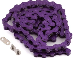 KMC Chains & Accessories|S1 BMX Chain (Purple) (Single Speed) (112 Links)