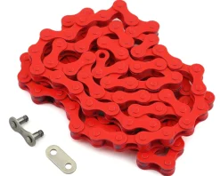 KMC Chains & Accessories|S1 BMX Chain (Red) (Single Speed) (112 Links)