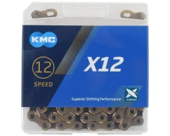 KMC Chains & Accessories|X12 Chain (Gold/Black) (12 Speed) (126 Links)