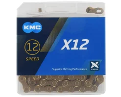 KMC Chains & Accessories|X12 Chain (Gold) (12 Speed) (126 Links)
