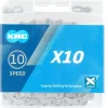 KMC Chains & Accessories|X10 Chain (Grey) (10 Speed) (116 Links)