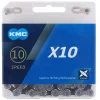 KMC Chains & Accessories|X10 Chain (Silver/Black) (10 Speed) (116 Links)