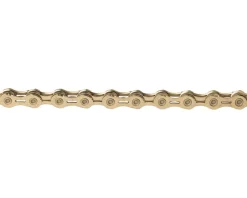 KMC Chains & Accessories|X11EL Ti-Nitride Chain (Gold) (11 Speed) (116 Links)