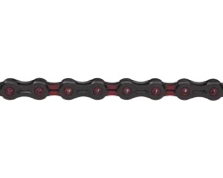 KMC Chains & Accessories|X10SL Chain (Black/Red) (10 Speed) (116 Links)