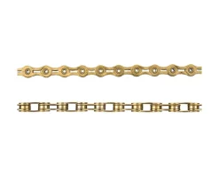KMC Chains & Accessories|X9SL Chain (Ti Nitride Gold) (9 Speed) (116 Links)