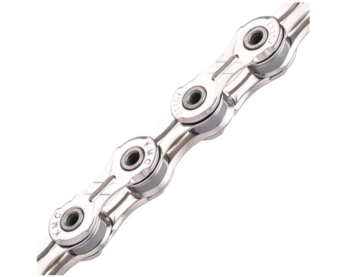 KMC Chains & Accessories|X11SL Waxed Chain (Silver) (11 Speed) (118 Links)