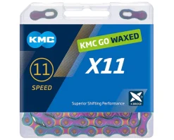 KMC Chains & Accessories|X11 Waxed Chain (Aurora) (11 Speed) (118 Links)