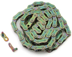 KMC Chains & Accessories|Z1EHX Wide BMX Chain (Neo Chrome)