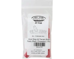 Kool Stop Brakes|All Terrain Brake Pads (Red) (Threaded) (1 Pair)