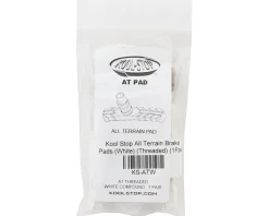 Kool Stop Brakes|All Terrain Brake Pads (White) (Threaded) (1 Pair)