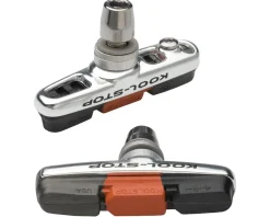 Kool Stop Brakes|Cantilever Cross Brake Pads (Silver) (1 Pair) (Threaded Post) (Triple Compound)